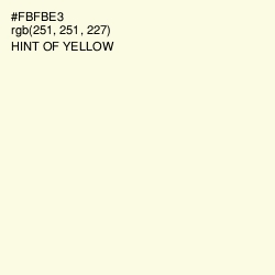 #FBFBE3 - Hint of Yellow Color Image